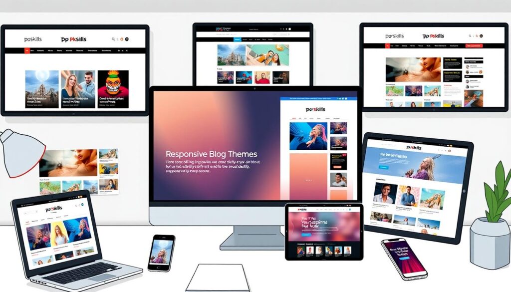 responsive blog themes