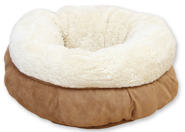 AFP Lambswool Donut Bed TAN Beige - Image 5