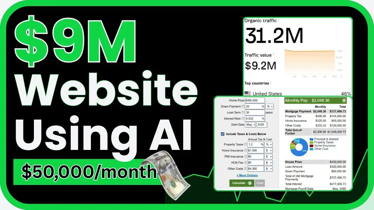 9 million website screenshot