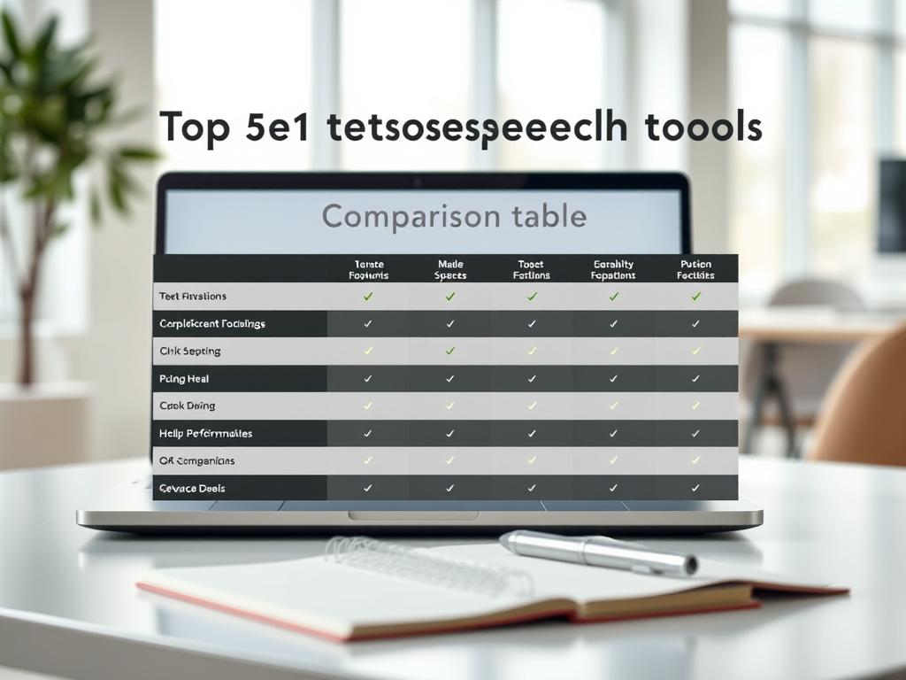 voice technology comparison table